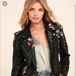 Faux leather jacket